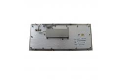 China Industrial Panel Mounted Keyboard Rugged IK08 Vandal Resistant PS2 USB Interface supplier