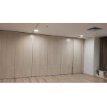 Ballroom Movable Partition Walls Fabric Surface Top Hung With No Floor Track for sale