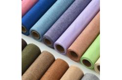 China New Exquisite Color Linen Roll Flower Packaging Paper supplier