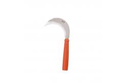 China PP Handle Banana Steel Harvesting Sickle Curved Fruit Knife 57HRC Non Changeable supplier