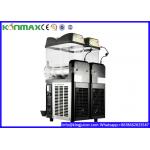 Custom 2 Bowls Electric Ice Slush Machine 304 Stainless Steel Panel