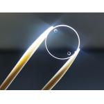 Round Polished Sapphire Optical Windows Scratch Resistance With Hole for sale