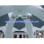 Football Shape 26ft Inflatable Spider Dome Tent / Inflatable Marquee