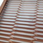 Exterior Wall 4x8 Feet Aluminum Expanded Mesh Sheet  Powder Coated Rustproof