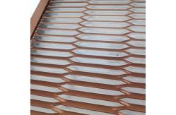 China Exterior Wall 4x8 Feet Aluminum Expanded Mesh Sheet  Powder Coated Rustproof supplier