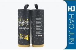 China Handmade Cardboard Paper Tubes Cylinder Box Packaging With PP Ropes supplier