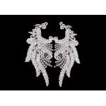 Polyester Angel Wings Lace Collar Applique For Fashion Show DIY Lace Patch for sale