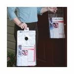 Transparent ISO SGS Plastic Hanger Bags Door Knob Newspaper for sale