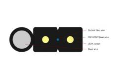 China LSZH Sheath G657A GJYXCH 2 Core Drop Cable supplier