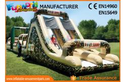 China Fireproof Giant Inflatables Obstacle Course Tunnel For Amusement Park supplier