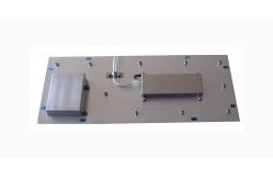 China Industrial Metal Kiosk Compact Keyboard with Ruggedized Trackball supplier