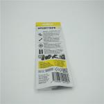 Hanging Bottom Open Plastic Pouches Packaging , Three Side Seal Pouch Custom Printed