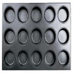                  Rk Bakeware China-Commercial Nonstick Muffin Cake Baking Tray Square Cake Tray Cupcake Baking Tray              for sale
