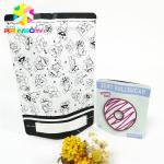 Matt Finish Pet Food Pouch with Reusable Feature and Zipper Closure for sale