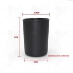 Black Plastic Furniture Sofa Legs with Round Plastic Base Leveling Feet