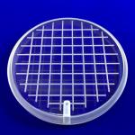 Smooth Machining Quartz Glass Slotted Plate Customized Drawing for sale