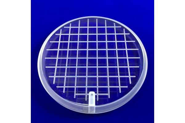 Machining Quartz Glass Smooth Slotted Plate Customized Drawing