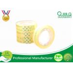 Smooth Clear Color Code Tape , Water Based Transparent Bopp Tape Pressure Sensitive for sale