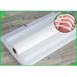 30gr 40gr White Color MG Butcher Wrapping Paper Roll For Meat for sale