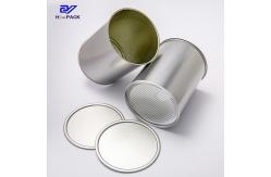 China 1000ml Powder Tin Can 400g 500g 800g Food Tin Packaging Silver supplier