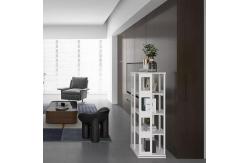 China Custom Multipurpose Book Shelf Revolving Storage Rack Metal Bookshelf supplier