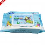 Plant Fabric Wet Tissue Biodegradable Flushable Baby Wipes Fragrance Free for sale