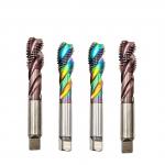 M2-M24 Titanium Coated Steel Die Metric Straight Flute Spiral Taps HSS Carbide Hand Tools Stainless Steel Machine Plug Tap Screw for sale