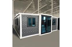 China Steel Frame Expandable Container House Fireproof Mobile Expandable Prefab House supplier