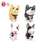 phthalate free Plastic Piggy Bank Toy Eco PVC Material Dog Shape OEM