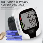 Digital Automatic Home Rechargeable Wrist Blood Pressure Monitor BP Machine With Voice