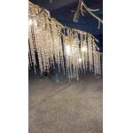 Gold Trasparent Modern Large Foyer Chandelier 110V-240 85V-265V for sale
