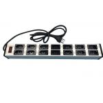 Electrical 14 Way 19 Brazil Multi Socket Extension Cord With Switch 10 Amp 250V for sale