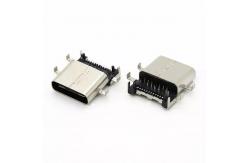 China Mid Mount Hybrid Socket Female USB 3.1 C Connector 24Pin ROHS supplier