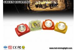 China Light Weight PC Meterial Kl2.6lm Led Mining Headlamp 6000lux With Oled Screen supplier