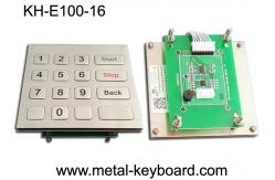 China Interface USB Metal Numeric Keypad Stainless Steel Material With 16 Flat Keys supplier