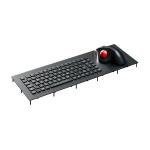 IP65 EMC Keyboard IEC60945 Marine Keyboard USB 2.0 Interface With Trackball
