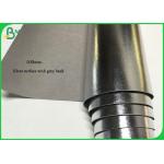 0.55mm 0.7mm Thick Untearable Silver Surface Fabric Washable Kraft Paper In Roll for sale