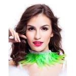 9 Colors Feather Dance Costumes Fabulous Feather Chocker Necklace Accessories for sale