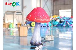 China Outdoor Advertising Led 1m Large Inflable Mushroom For Easter supplier
