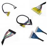 Customized LVDS Cable Assembly for TFT LCD and Camera Modules with 105C Temperature Rating from Professional Wire Harness for sale