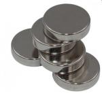 Industrial Round Permanent Magnet  , Round Disk Magnets Customized Logo for sale