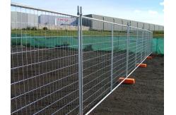 China Portable Temporary Metal Mesh Fence Panels Petrol Station / Railway Station Application supplier