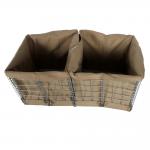 Stone Cage Gabion Baskets Retaining Wall High Coating  steel welded mesh  geotextile thickness for sale