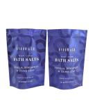 Matte Printed Resealable Packaging Bag Zip Lock Plastic Bath Salt Body Scrub Standing Up Pouch With Zipper for sale