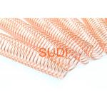 7/8 Electroplated Metal Spiral Coil Binding Spines For Loop Leaf Coil Book for sale