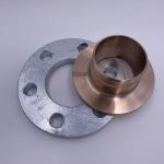 DIN Standard Weld Neck Copper Nickel Flange Yellow Transparent Coating For Oil And Gas Applications for sale