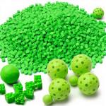 Green Color EVA Masterbatch Pellets High Dispersion For Shoe Toy Foaming for sale