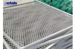 China Diamond Aluminum Expanded Metal Mesh Sheet Flat For Architectural supplier