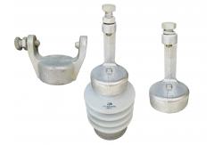 China Light Gray Line Post Porcelain Insulators ANSI supplier