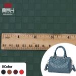 PVC Embossed Checkerboard Pattern Artificial Synthetic Leather for Car Foot Car Seats Sofa Decorate Bag Faux Leather Fabric for sale